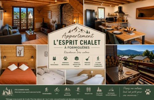 Formigueres Apartment | L'esprit chalet - draps et serviettes inclus
