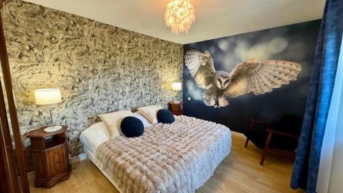 Quibou House | La Clef Decamp Chouette & Hibou 30 pers 2 gîtes jacuzzi, billard