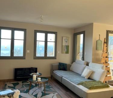 Les Grangettes Apartment | La Parenthèse vue lac