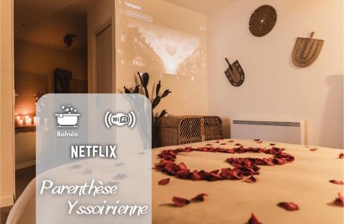 Issoire Apartment | La Parenthèse Yssoirienne - Balnéo - Vidéoprojecteur