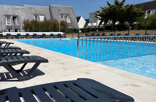 Guidel-Plages House | La Perle de l'Océan – Pool and Terrace