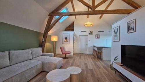 Boissettes Apartment | La suite Nature jacuzzi au cœur du château de Boissettes