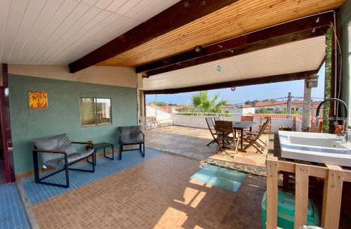 Moyen-Vernet Villa | La villa au palmier - 10ch, 2sdb, toit terrasse