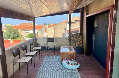 Moyen-Vernet Villa | La villa au palmier - 10ch, 2sdb, toit terrasse