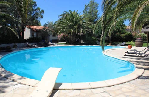 Pollestres Villa | Large Mediterranean Villa swimming pool Air-conditioned rooms for 10 people 4*.