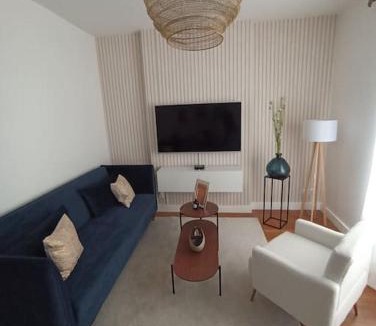 Le Creusot Apartment | Le Blue IVY Hyper centre 2 chambres Tout équipe