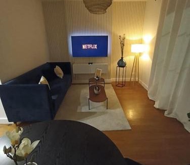 Le Creusot Apartment | Le Blue IVY Hyper centre 2 chambres Tout équipe