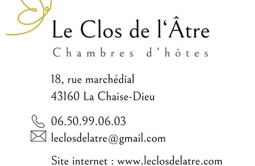 La Chaise-Dieu Bed & Breakfast | Le Clos de l'Âtre