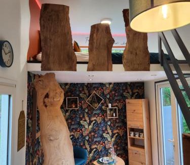 La Chapelle-du-Fest House | le cocon d'amour " tiny-house avec jaccuzi privé "
