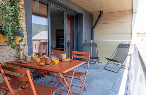 Saint-Charles du Port Apartment | Le Havre Docks Vauban parking privé souterrain terrasse