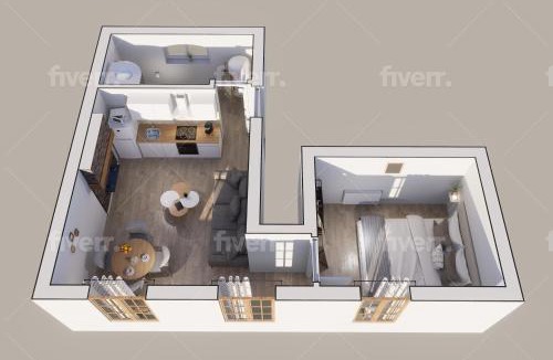 Villefranche-de-Rouergue Apartment | Le Nid 3 étoiles Wifi, Netflix, Disney, Coeur de Bastide