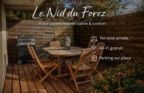 Precieux Apartment | 'Le Nid du Forez' appartement 2 chambres , parking gratuit & calme