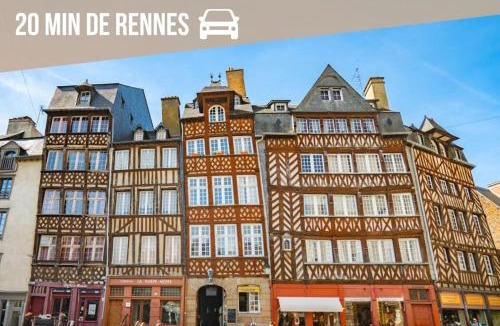 Bain-de-Bretagne Apartment | Le Noisetier, Parking, Calme, 20 min Rennes