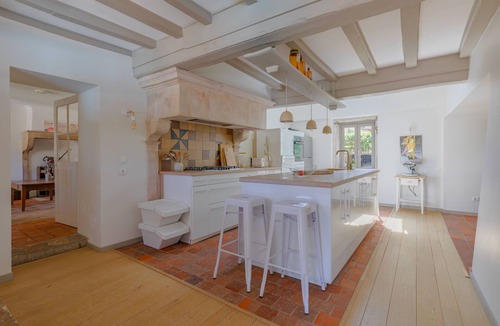 Saint-Ythaire House | Le Pressoir - Renovated House for 12 with Heated Pool