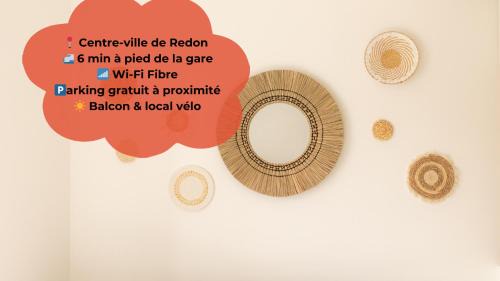 Redon Apartment | Le Terra Redon - T2 centre ville - 6 min gare - local vélo