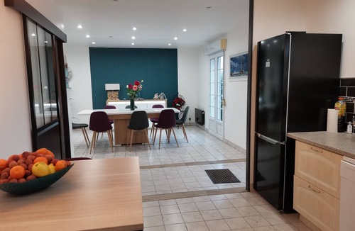 Gonneville-le-Theil House | Les Hortensias 6/8 person holiday home with garden, trampoline