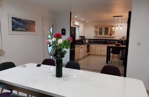 Gonneville-le-Theil House | Les Hortensias 6/8 person holiday home with garden, trampoline