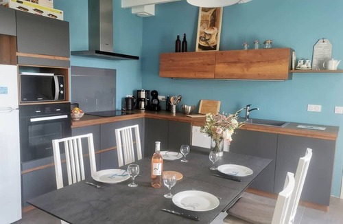 Plouezoch House | Les Hortensias - Maison vue mer Dourduff en mer