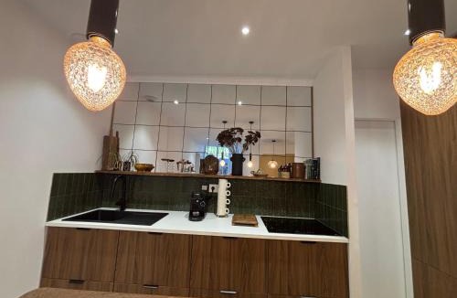 Salins-les-Bains Apartment | Lie de vin - neuf & confort - 55m2-RDC
