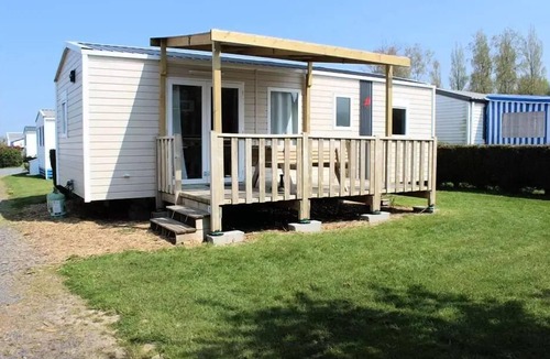Balleroy House | Lodge 87 Mobile Home: 3 bedrooms - 32 m² + semi-covered terrace, sleeps 6