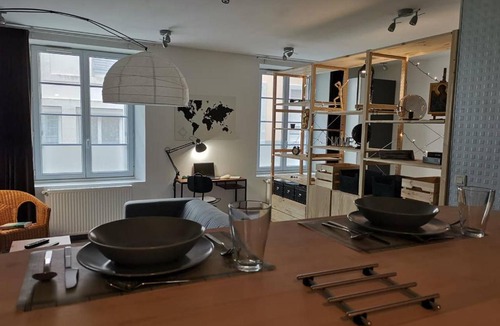 Downtown Apartment | Loft 50m2 plein centre-ville avec garage, WiFi...