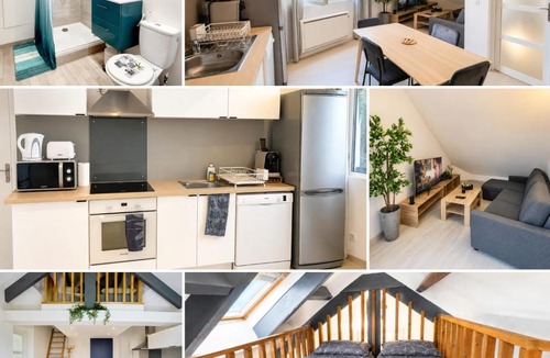 Moret-sur-Loing Apartment | Loft avec Mezzanine - Vue Loing - Commerces à pied