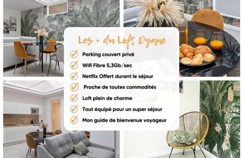 Charbonnieres-les-Bains Apartment | Loft DYANE - Le Méridien #Parking #Lave-linge #Clim #Netflix
