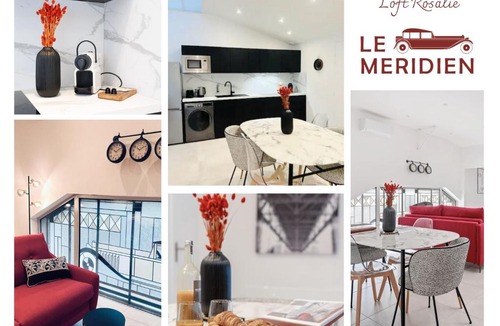 Charbonnieres-les-Bains Apartment | Loft ROSALIE - Le Méridien #Parking #Lave-linge #Clim #Netflix