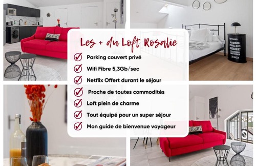 Charbonnieres-les-Bains Apartment | Loft ROSALIE - Le Méridien #Parking #Lave-linge #Clim #Netflix