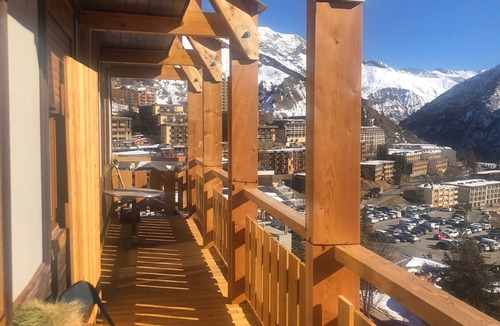 Orcieres-Merlette Apartment | Logement 6 Pers sur les Pistes de Skis vue Panoramique