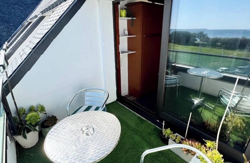 Larmor-Plage Apartment | Lovely ! Studio balcon - Vue océan 360°