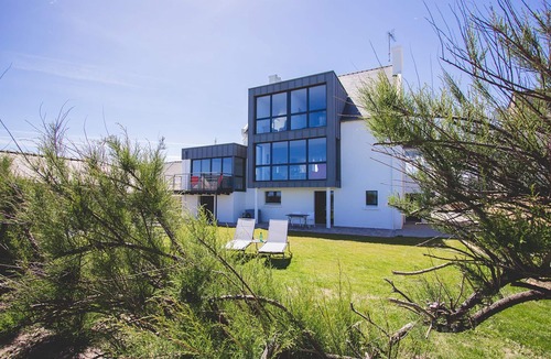 Santec Villa | Luxury villa 5 * panoramic sea view direct access to the beach, swimming pool a 28