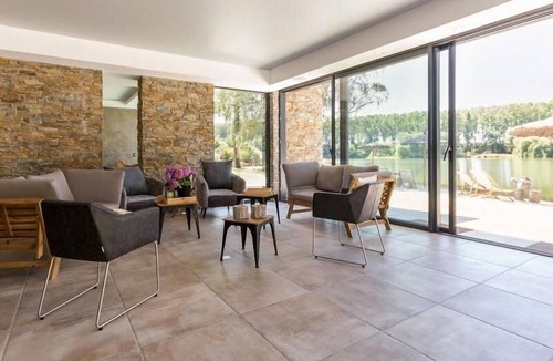 Ligne Cottage | Luxury Villa with Private Island, Heated Pool, Spa & Sauna near Nantes