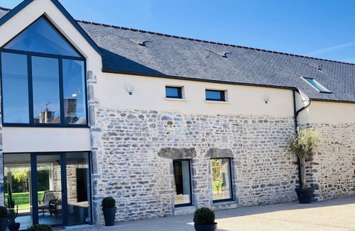 Portbail Villa | Magnificent Villa 14 people - 5min from the sea - SPA