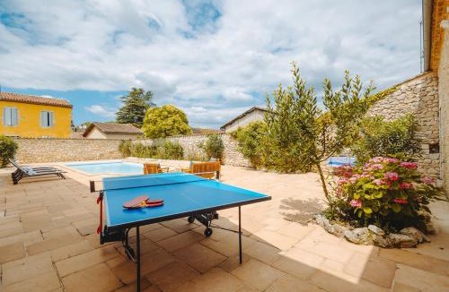 Vianne Villa | Maison coeur de Bastide-Piscine, ping pong & salle de jeux