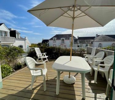 Locmaria House | Maison de vacances de 56 m2 dans résidence avec piscine chauffée proche plages