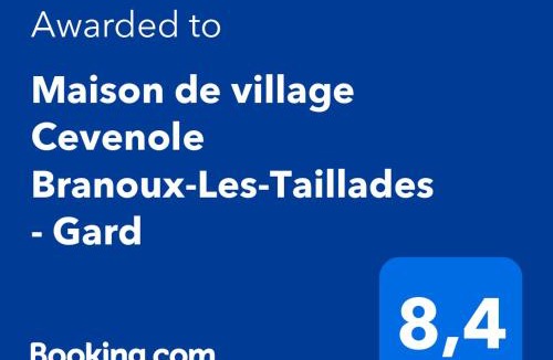 Branoux-les-Taillades House | Maison de village Cévenole climatisée à Branoux-Les-Taillades - Gard - #TravellerAwards 2026