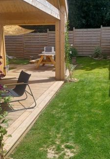 Marzan House | Maison en bois 2 avec SPA et climatisation