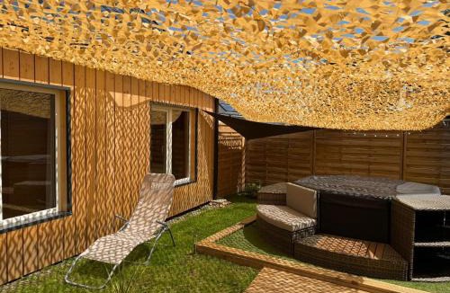 Marzan House | Maison en bois 2 avec SPA et climatisation