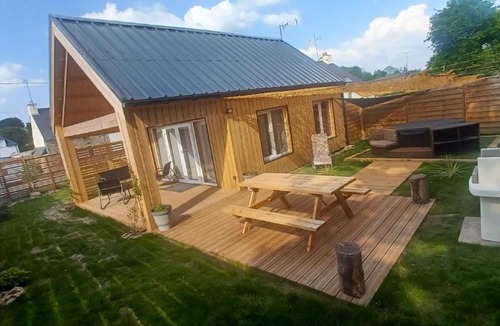 Marzan House | Maison en bois 2 avec SPA et climatisation