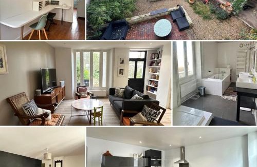 Moret-sur-Loing House | Maison familiale-jardin-50m du Loing-tout à pied