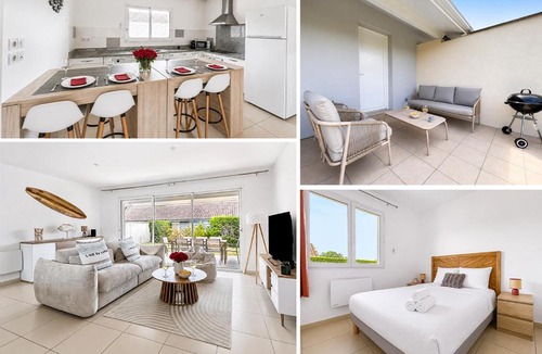 Saubusse Apartment | Maison moderne T4 avec jardin et terrasse