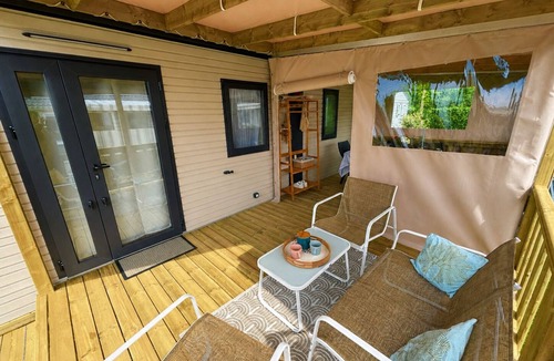 Saint-Cast-le-Guildo House | Mobil Home 4/6 places in camping les Mielles* 250m from the beach