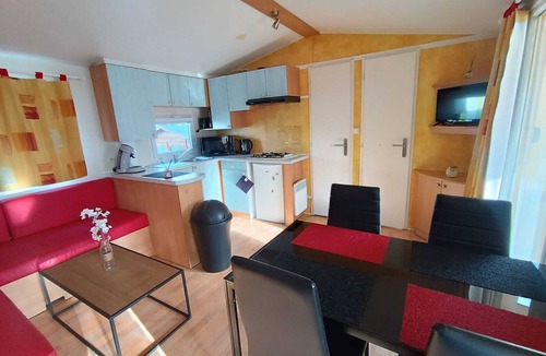 Saint-Jean-de-la-Riviere House | Mobile home in campsite with swimming pool