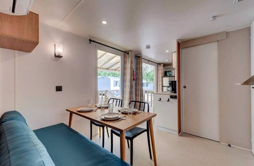 Chateauneuf-de-Galaure House | Mobile Home | Comfort | 3 Bedrooms | 6 Guests | Raised Deck | A/C
