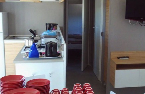 Le Boulou House | Mobile Home 40m² with Terrace for 6 at Le Boulou Camping