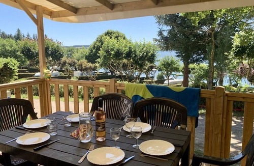Salles-Curan House | Mobile home 7 ppl with terrace in Salles-Curan