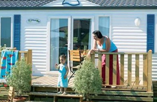 Mezos House | Mobile home for 6 with terrace, Mézos