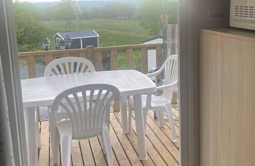 Banes House | Mobile home in Argences en Aubrac - 6 pax, Terrace