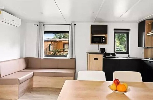 Torreilles-Plage House | Mobile Home | Premium Exclusive | 3 Bedrooms | 6 guests | Raised Deck | A/C | TV